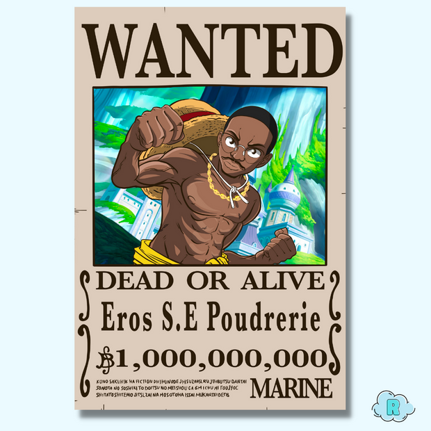 Affiche Digitale Wanted Personnalisé