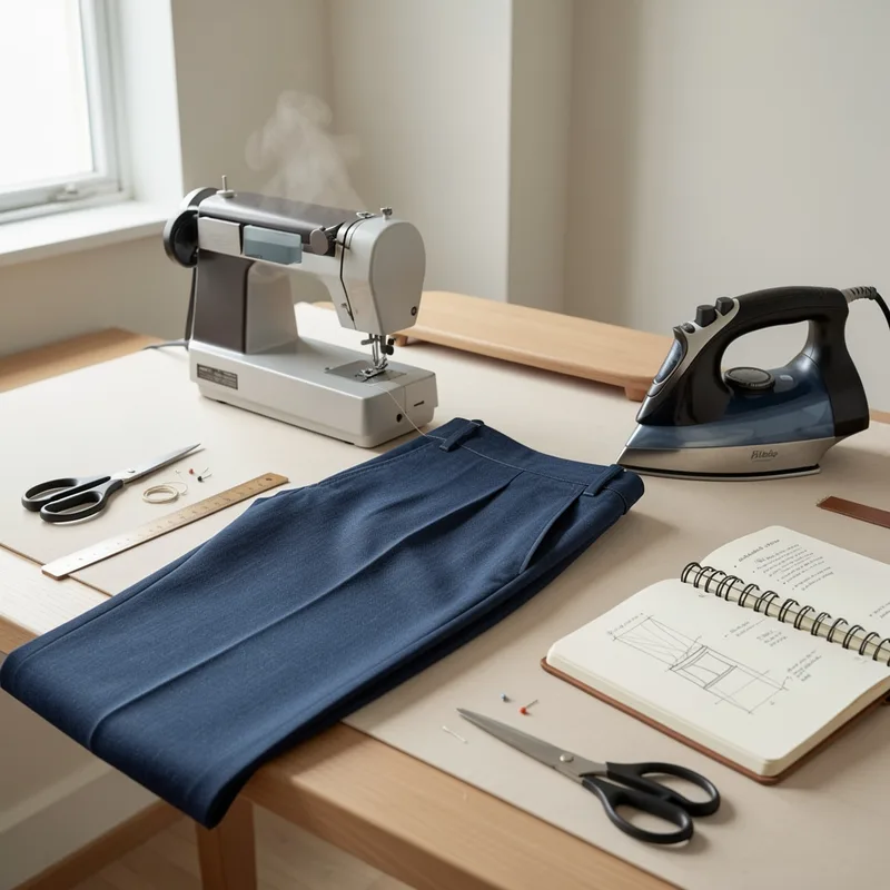 Retouche d'ourlet de pantalon : 4 méthodes pour le faire chez soi